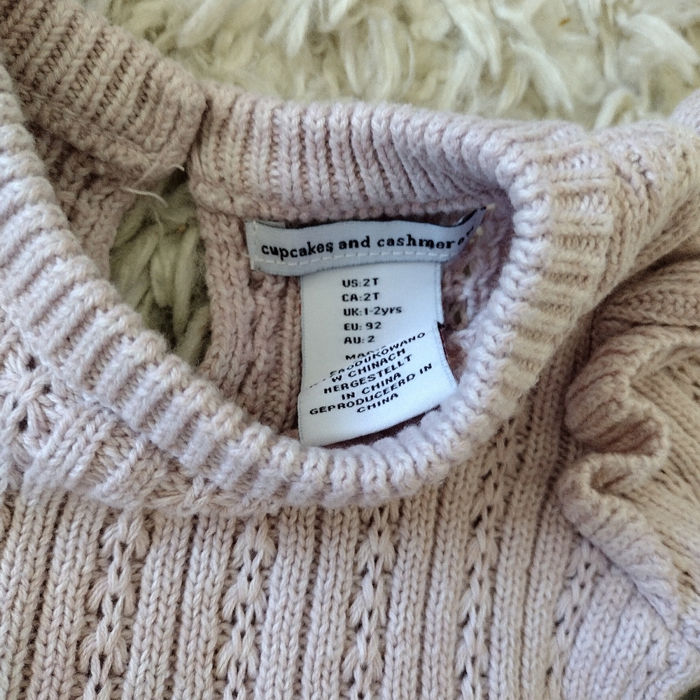 cupcakes & cashmere Blush Knit and Tulle Dress - Picture 2 of 4